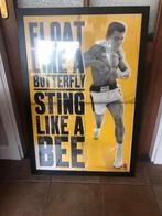 Poster mohammed Ali in lijst 65,5 x 96, Verzamelen, Ophalen, Zo goed als nieuw, Rechthoekig Staand