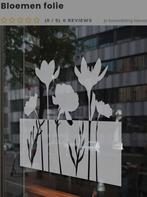 Bloemen Folie - 90x35 cm, Ophalen, Minder dan 10 m², Zwart, Modern