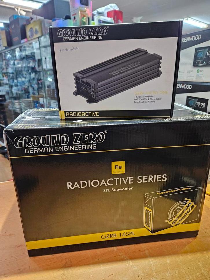 Groundzero subpack mini, Auto diversen, Autospeakers, Nieuw, Ophalen of Verzenden