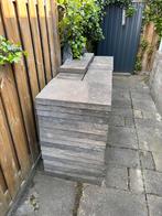 Antraciet kleur sier bestrating , tegels 25m2, Tuin en Terras, Ophalen, Zo goed als nieuw, Hout