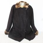 Prachtige Warme Fuchs Schmitt Jas (Maat 46) € 100,-, Kleding | Dames, Jassen | Winter, Zwart, Maat 46/48 (XL) of groter, Ophalen of Verzenden