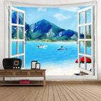 Bergen Wandkleed / 3D Wand Kleed Muurkleed Zee Water Natuur, Huis en Inrichting, Verzenden, Nieuw, Rechthoekig