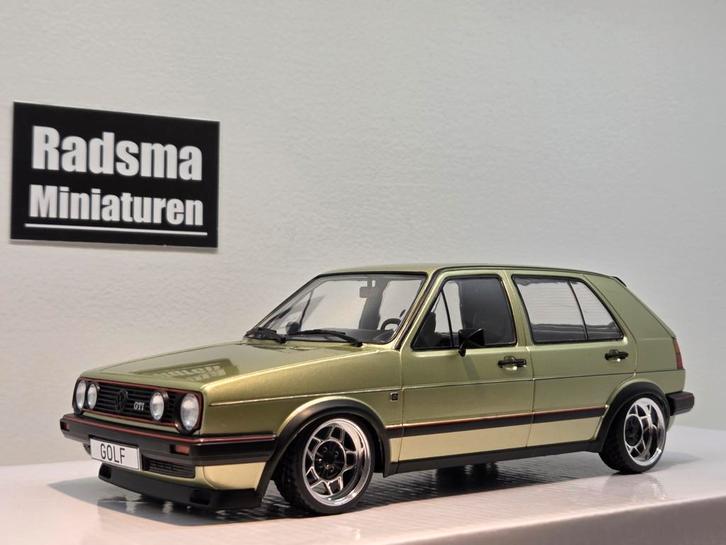 Volkswagen golf mk2 GTI - 5drs + Ats classics - 1:18 MCG, Hobby en Vrije tijd, Modelauto's | 1:18, Zo goed als nieuw, Auto, Ophalen of Verzenden