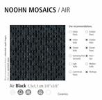 L’antic Colonial Noohn Glass Mosaics Air Black 30x30x0,7cm, Doe-het-zelf en Verbouw, Tegels, Nieuw, Minder dan 5 m², Overige materialen