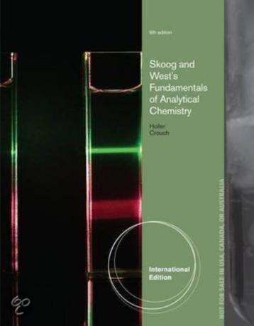 Fundamental of Analytical Chemnistry - Skoog and West beschikbaar voor biedingen