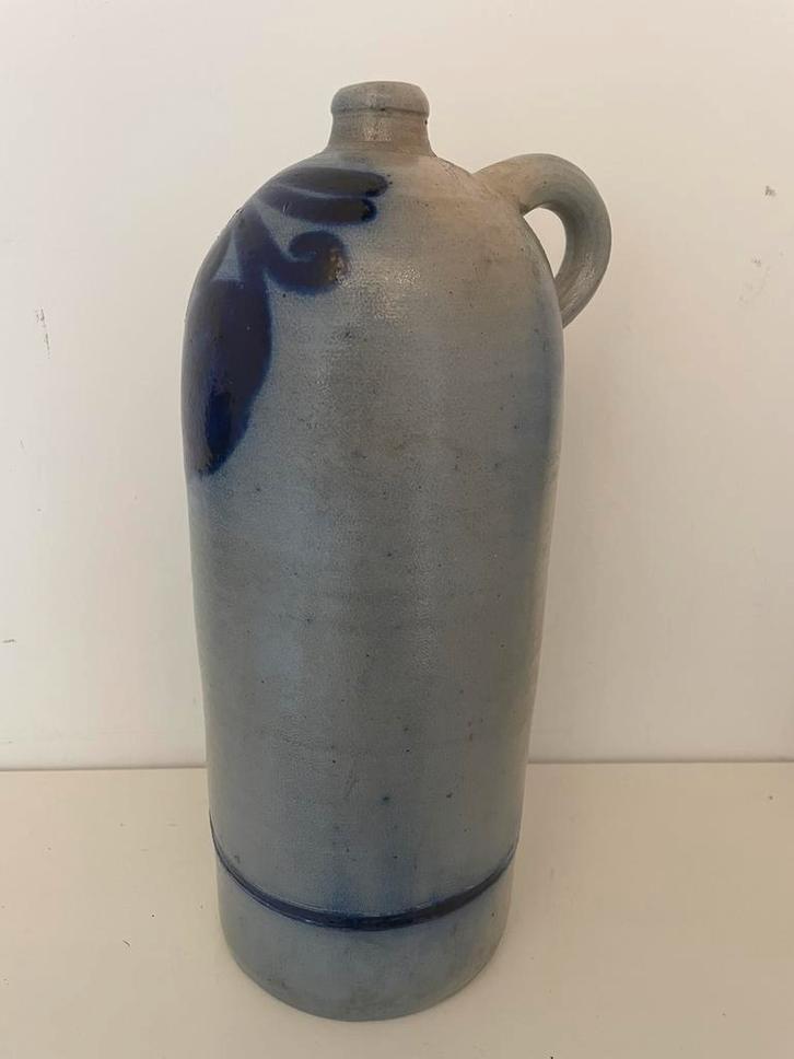 Vintage XL aardewerk Keulse waterkruik met oor | 1950-1999, Antiek en Kunst, Antiek | Keramiek en Aardewerk, Ophalen of Verzenden