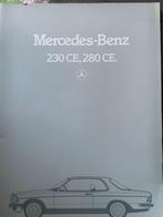 Folder van Mercedes-Benz 230 CE, 280 CE, 1983, Ophalen of Verzenden, Nieuw, Mercedes