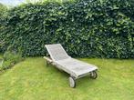 Ligbed teakhout, Tuin en Terras, Ligbedden, Ophalen of Verzenden, Gebruikt, Teakhout