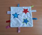 Knuffeldoekje, Knuffel, Labeldoekje, Hema Wit met Sterren, Kinderen en Baby's, Ophalen of Verzenden, Zo goed als nieuw, Overige typen