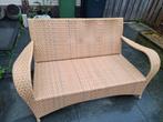 Rotan Tuinbank - 2 Zits, Tuin en Terras, Tuinbanken, Ophalen of Verzenden, Zo goed als nieuw, Rotan