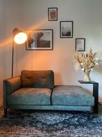 2 zits bank / velvet / olijfkleurig, Huis en Inrichting, Banken | Bankstellen, Ophalen, Gebruikt, 150 tot 200 cm, Tweepersoons