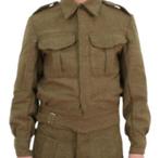 1937 bd battle dress Wool Jacket, Verzamelen, Militaria | Tweede Wereldoorlog, Ophalen of Verzenden, Engeland, Landmacht, Kleding of Schoenen