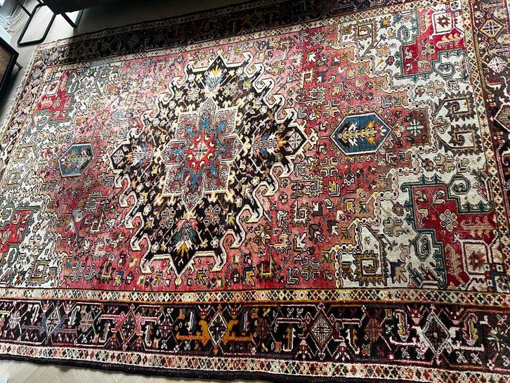 Vintage vloerkleed, Huis en Inrichting, Stoffering | Tapijten en Kleden, Gebruikt, 200 cm of meer, 200 cm of meer, Rechthoekig