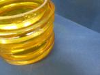 Fresnel lens glas, geel, fluitlicht, 2 stuks, Watersport en Boten, Ophalen of Verzenden, Nieuw, Overige typen