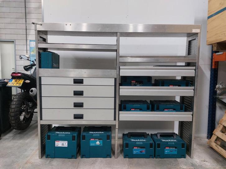 Aluca H2 kast lades / systainers opbergen bus inrichting, Auto diversen, Auto-accessoires, Gebruikt, Ophalen of Verzenden