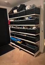 Stellingkast 210 cm hoog, 200 cm breed. Excl. kratten, Ophalen, Zo goed als nieuw