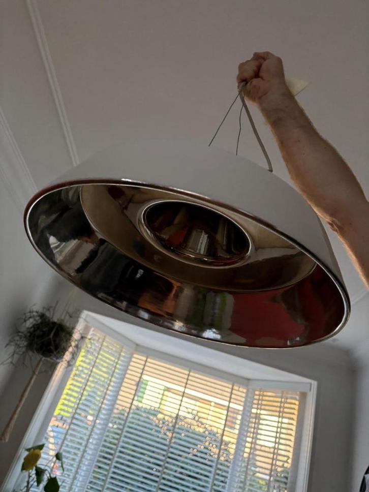 PolsPotten lampen(2 stuks), Huis en Inrichting, Lampen | Hanglampen, Zo goed als nieuw, Minder dan 50 cm, Overige materialen, Ophalen of Verzenden
