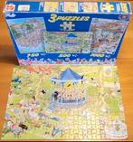Jan van Haasteren 3 puzzels in 1 doos., Hobby en Vrije tijd, Denksport en Puzzels, Ophalen, Zo goed als nieuw