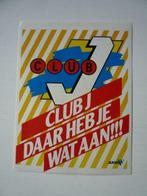 Oude Vintage Sticker ANWB Club J Daar Heb je Wat Aan!, Verzamelen, Ophalen of Verzenden, Zo goed als nieuw, Bedrijf of Vereniging