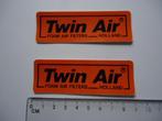 sticker TWIN AIR filters race set origineel motorcross scoot, Verzenden