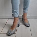 Hassia pumps Malaga. Maat 6,5, Zilver/dierenprint/leer, Hassia, Pumps, Overige kleuren, Nijmegen