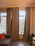 Zonsverduisterende gordijnen 4x (grijs) - zo goed als nieuw, Ophalen, 100 tot 150 cm, 200 cm of meer, Zo goed als nieuw