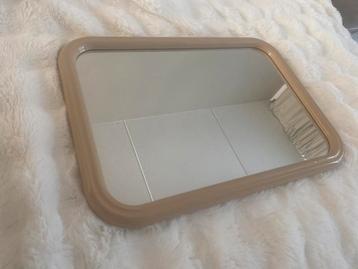 Unieke spage age Tiger spiegel beige rechthoek vintage beschikbaar voor biedingen