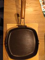 Grillpan - Perfect voor vlees en groenten!, Gietijzer, Ophalen of Verzenden, Zo goed als nieuw, Keramische plaat