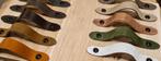 Leren handgrepen (breed) diverse kleuren