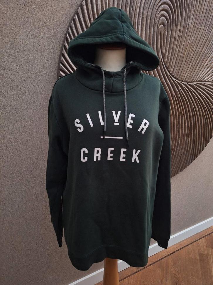 Mooie Silver Creek hoodie, maat L, Kleding | Heren, Truien en Vesten, Zo goed als nieuw, Maat 52/54 (L), Groen, Ophalen of Verzenden