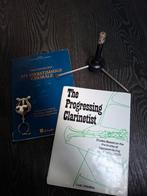Klarinet boek + harpje en standaard, Ophalen, Hout