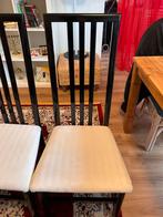Zwarte stoelen x4 10€ per stoel, Huis en Inrichting, Stoelen, Ophalen, Zwart, Zo goed als nieuw, Vier