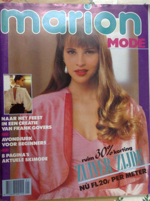 Marion mode november nr. 11 / 1987, Hobby en Vrije tijd, Kledingpatronen, Gebruikt, Marion, Verzenden
