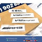 W222 W223 W217 S65 AMG LOGO SET ZWART S 65 L EMBLEMEN SET Me