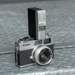 Canonet 28 met originele canolite D flitser, Ophalen of Verzenden, Zo goed als nieuw, Compact, Canon