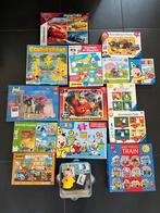 12 kinder puzzles, en 3 kinderspellen, Kinderen en Baby's, Speelgoed | Kinderpuzzels, 10 tot 50 stukjes, Gebruikt, Ophalen