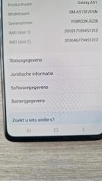 📱 Samsung Galaxy A51 – 128 GB – Dual SIM – Nette staat, Ophalen of Verzenden, Zo goed als nieuw, Zwart