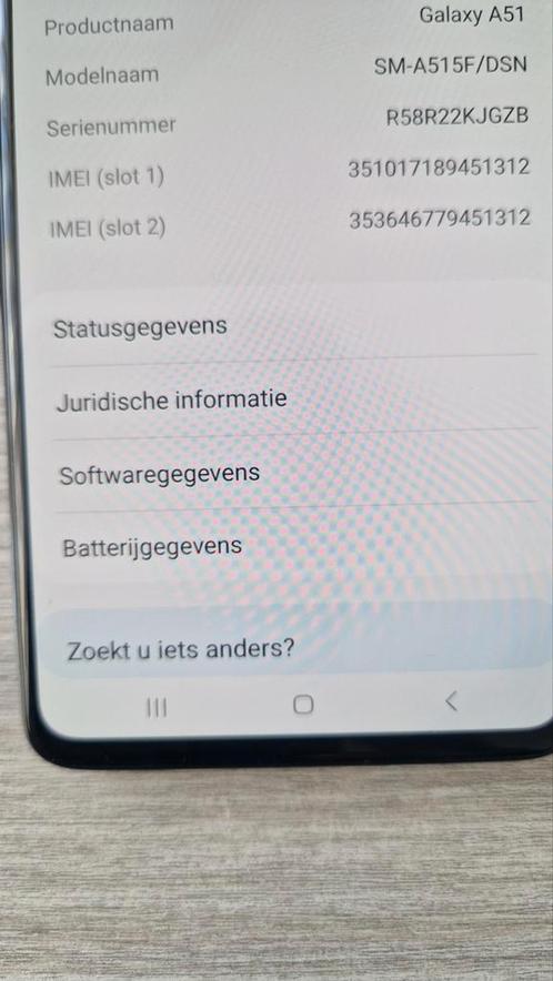 📱 Samsung Galaxy A51 – 128 GB – Dual SIM – Nette staat, Telecommunicatie, Mobiele telefoons | Huawei, Zo goed als nieuw, Zwart