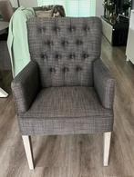 4 Landelijke gecapitonneerde stoelen, Huis en Inrichting, Stoelen, Ophalen, Gebruikt, Landelijk, Vier