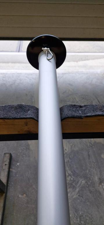 vlaggenmast 6 meter grijs anti-diefstal! beschikbaar voor biedingen