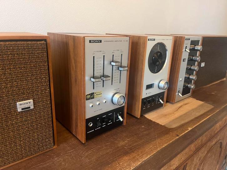 Sony TA-88 ST-88 SQ-100 en SS-5080 boekenplankset, Audio, Tv en Foto, Stereo-sets, Gebruikt, Tuner of Radio, Speakers, Sony, Losse componenten