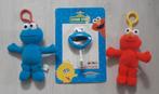 Sesamstraat Elmo en Cookiemonster Pluche Hangers en haak, Verzenden, Nieuw, Overige typen