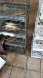 nog een vogeltoren met 4 kooitjes (alm), Ophalen, Gebruikt, Aluminium, Broedkooi of Kweekkooi