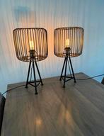 Twee keer Dulaire tafellamp - Shade. Metaal zwart/goud, Ophalen of Verzenden, Zo goed als nieuw, Metaal, Minder dan 50 cm