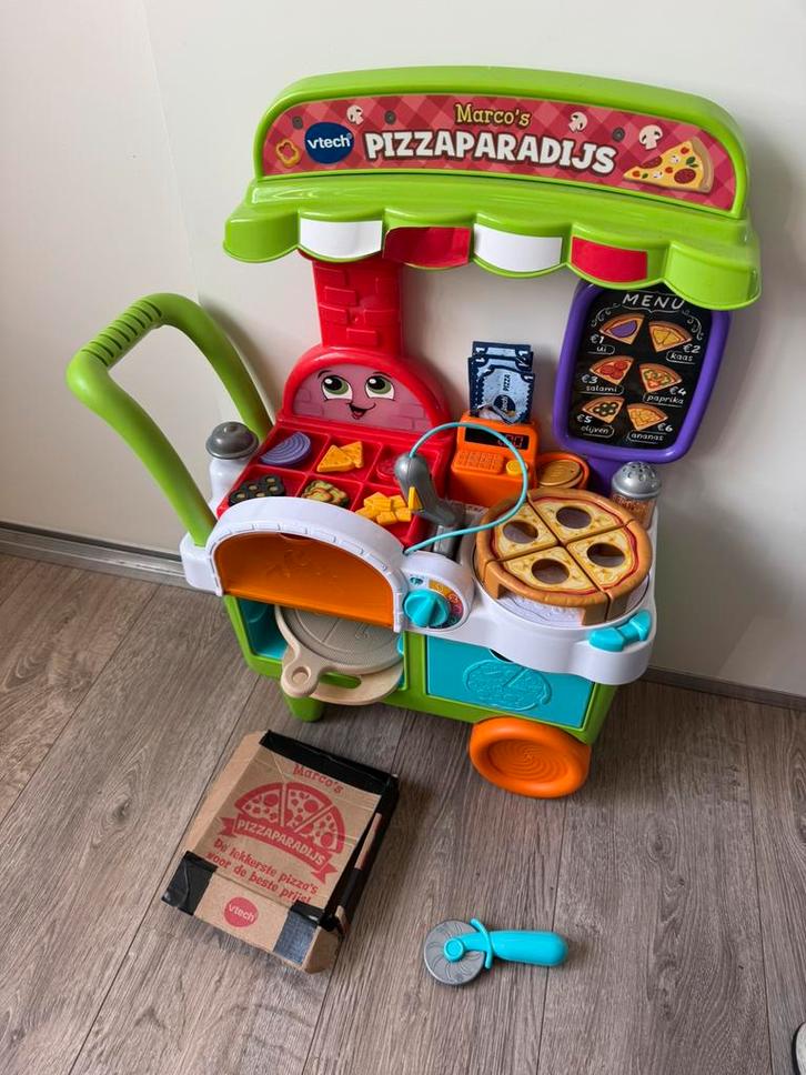 Vtech pizzarette pizzaoven, Kinderen en Baby's, Speelgoed | Vtech, Zo goed als nieuw, Ophalen