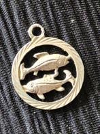 Zilver Sterrenbeeld Hanger - Vissen ketting dames heren kind, Ophalen of Verzenden, Zo goed als nieuw, Zilver, Dier