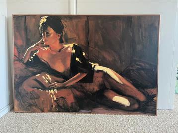 Professioneel ingelijste Nico Vrielink zeefdruk beschikbaar voor biedingen