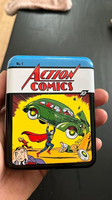 DC Comics Tins - Action Comics #1 - Speelkaarten - Tin box beschikbaar voor biedingen