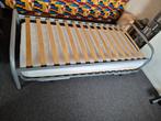 90x200 dubbel bed, Ophalen, 90 cm, Tweepersoons, Zo goed als nieuw