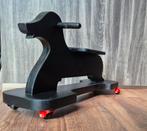 Houten loopfiets - zwart met rode wielen, Ophalen, Gebruikt, Jongen of Meisje
